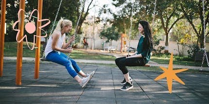 women-with-adhd-playing-on-swings
